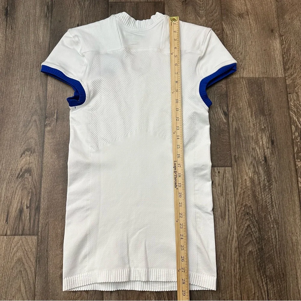 Adidas Techfit Primeknit Football Jersey Men’s Sz L White Compression Top